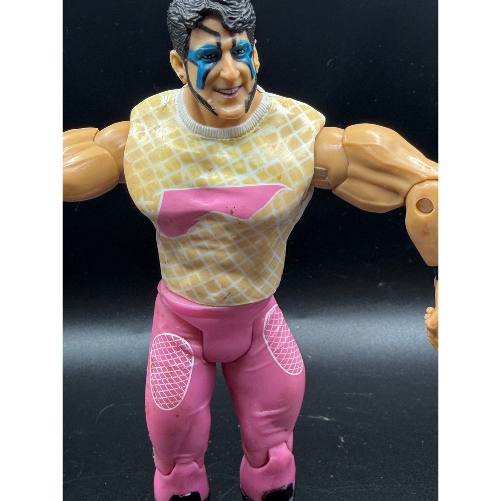 WWE Rico Constantino Action Figure Jakks Pacific 2003 Pink Yellow Gear 7 Inch - Picture 3 of 5